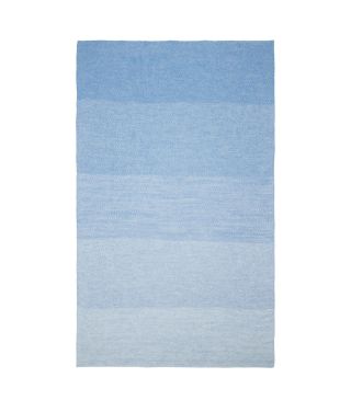 marc-o-polo Nordic knit melange Denim Plaid 130 x 170 cm