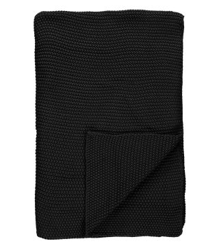 Marc O'Polo Nordic knit Schwarz Plaid 130 x 170 cm