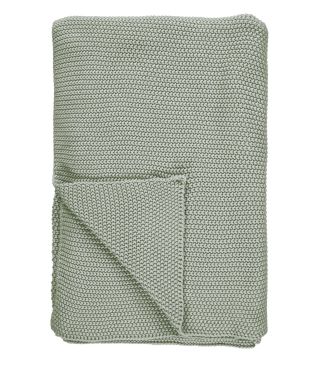 Marc O'Polo Nordic knit Garden Green Tagesdecke 130 x 170 cm