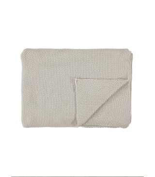 marc-o-polo Nordic knit Oatmeal Plaid 130 x 170 cm