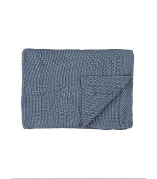 Marc O'Polo Nordic knit Smoke Blue Plaid 130 x 170 cm