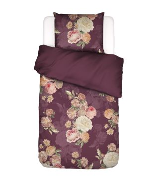 Essenza Orianna Mauve wine  1p set 135x200+1 Kissenbezug