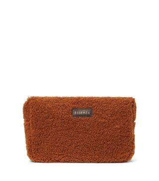 ESSENZA Pepper Teddy Leather Brown Schminktasche Large