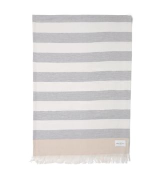 Marc O'Polo Per Neutral Grey / Off White Plaid 130 x 170 cm