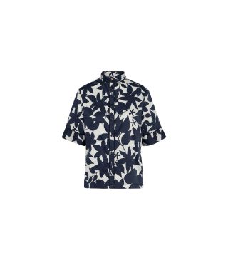 ESSENZA Poppy Imara Anthrazit Top Kurzarm L