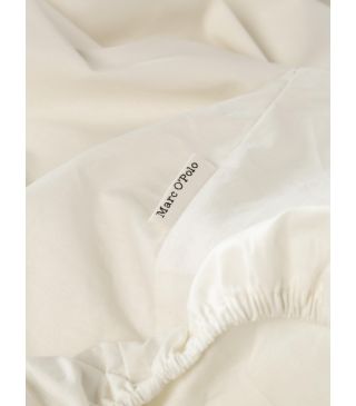 Marc O'Polo Premium Organic Percale Ecru Spannbettlaken 140 x 200 cm