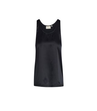 ESSENZA Shelby satin Uni Anthrazit Top ärmellos XS