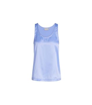 ESSENZA Shelby satin Uni Lavendelblau Top ärmellos XXL