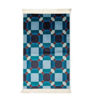 ESSENZA Teade Nightblue Teppich klein 60 x 90 cm