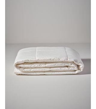 The Natural Wool Weiß Sommer Bettdecke 260 x 220 cm