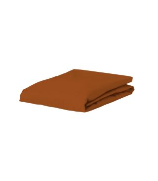 Essenza The Perfect Organic Jersey Leather Brown Spannbettlaken 140-160 x 200-220 cm