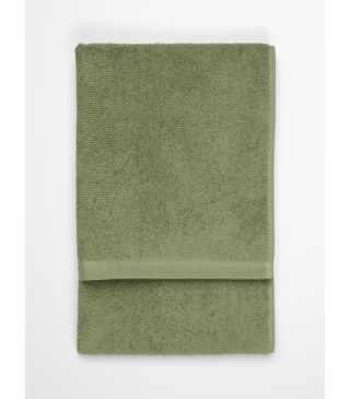 marc-o-polo Timeless Moss green Handtuch 50 x 100 cm