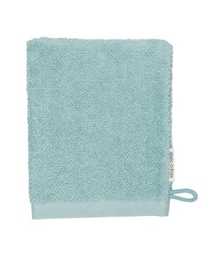 marc-o-polo Timeless Aquamarine Waschhandschuhe 16 x 22 cm