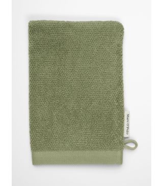 marc-o-polo Timeless Moss green Waschhandschuhe 16 x 22 cm