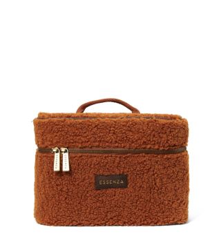 ESSENZA Tracy Teddy Leather Brown Beauty Case One Size