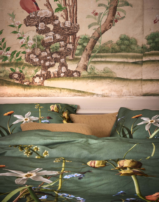ESSENZA Ficaria Greenish Bettwäsche 135 x 200 cm
