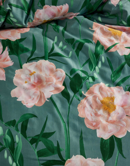 ESSENZA Dorothea Soft teal Bettwäsche 135 x 200 cm