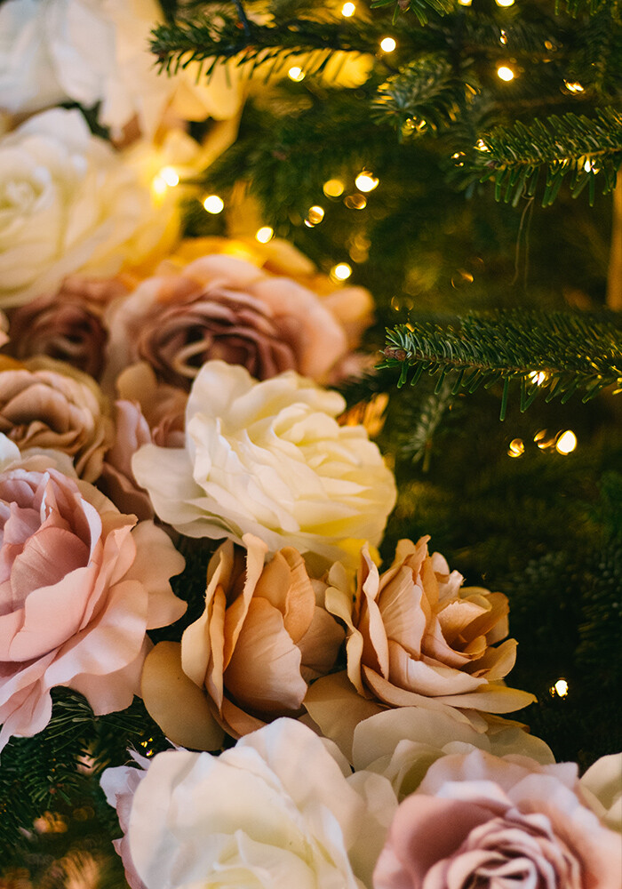 DIY Blumenweihnachtsbaum