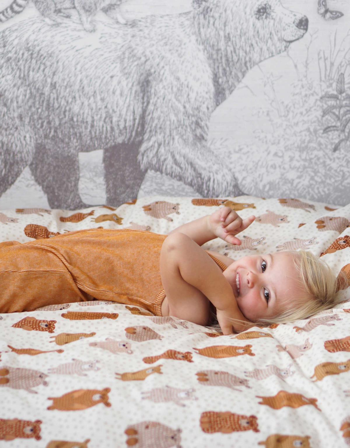 Covers & Co Beary much Braun Bettwäsche 140 x 200 cm