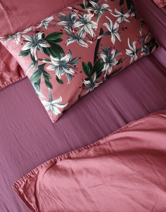 ESSENZA Minte Dusty Rose Bettwäsche 135 x 200 cm