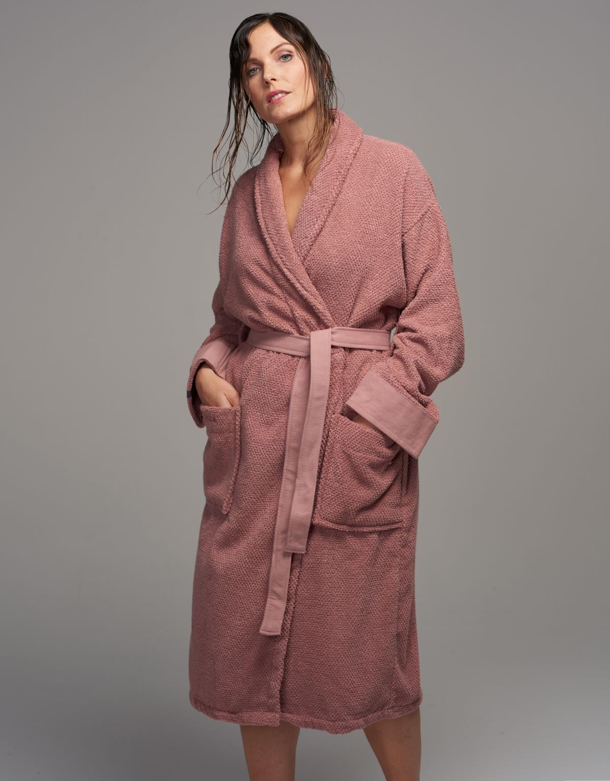 ESSENZA Connect Organic Uni Rose Bademantel M