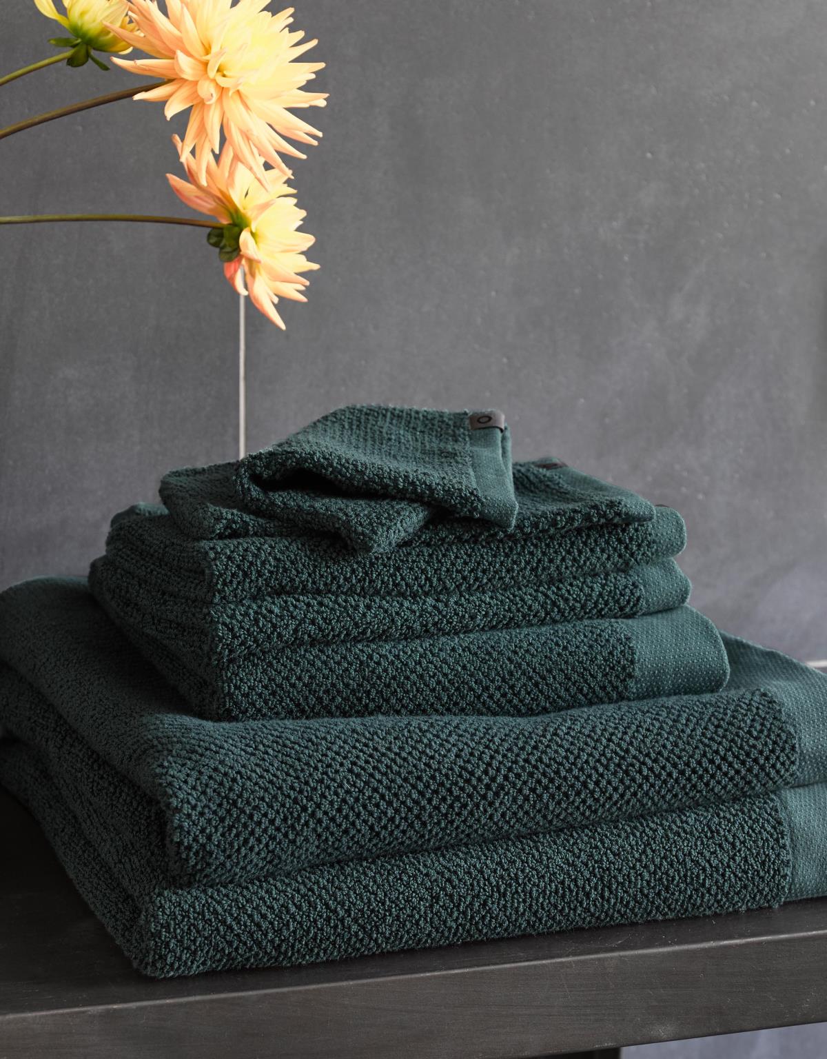 ESSENZA Connect Organic Uni Grün Handtuch 50 x 100 cm