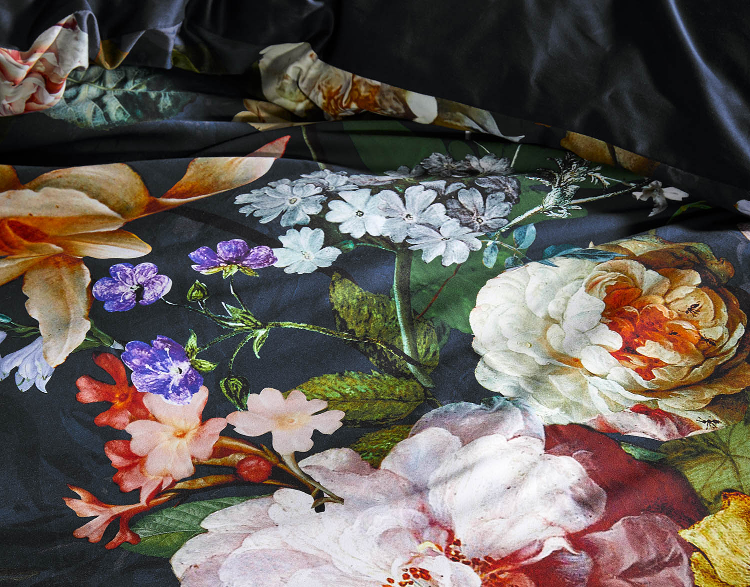 ESSENZA Fleur Nightblue Bettw&auml;sche 135 x 200 cm
