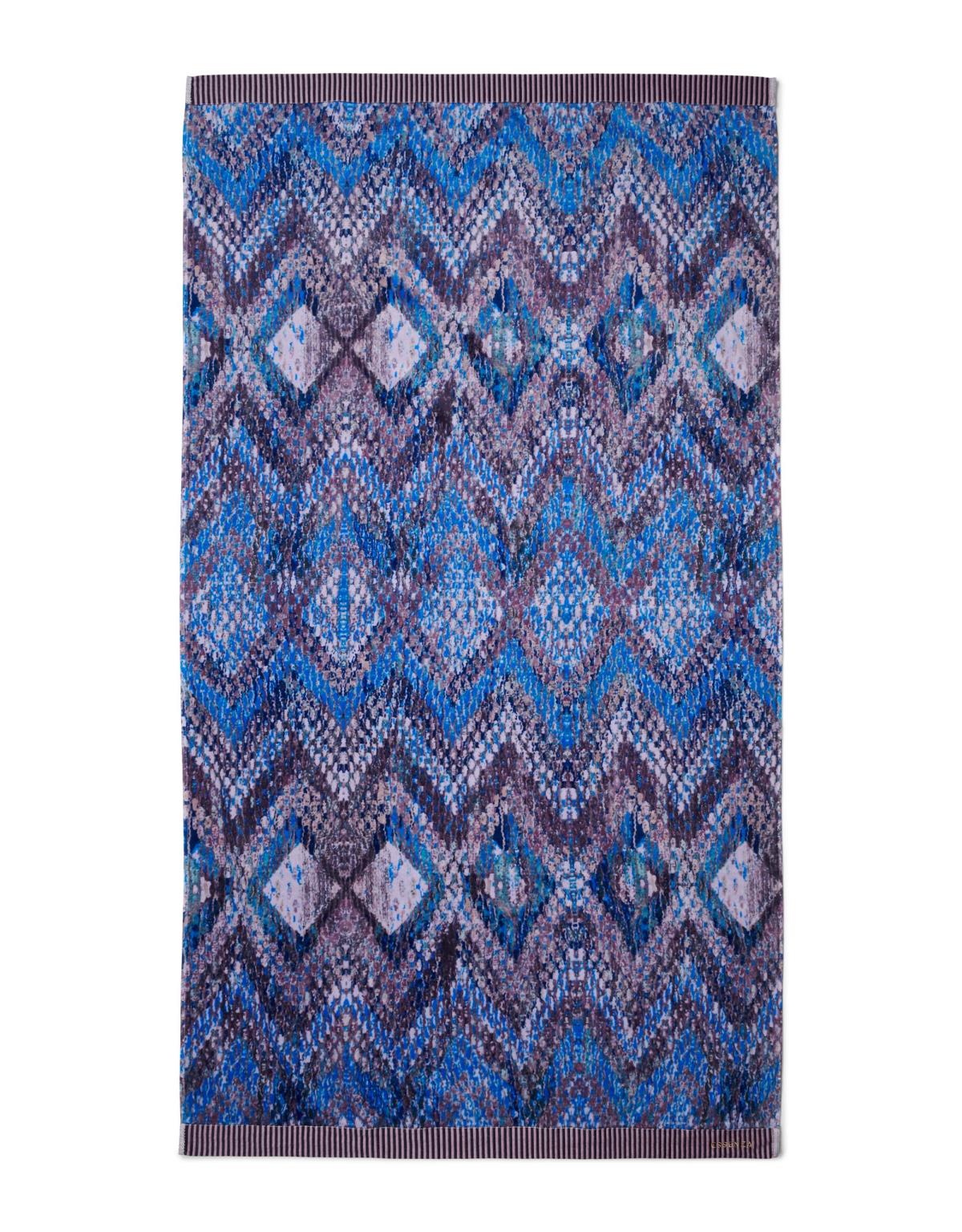 ESSENZA Fabienne Blue Granite Strandhandtuch 100 x 180 cm