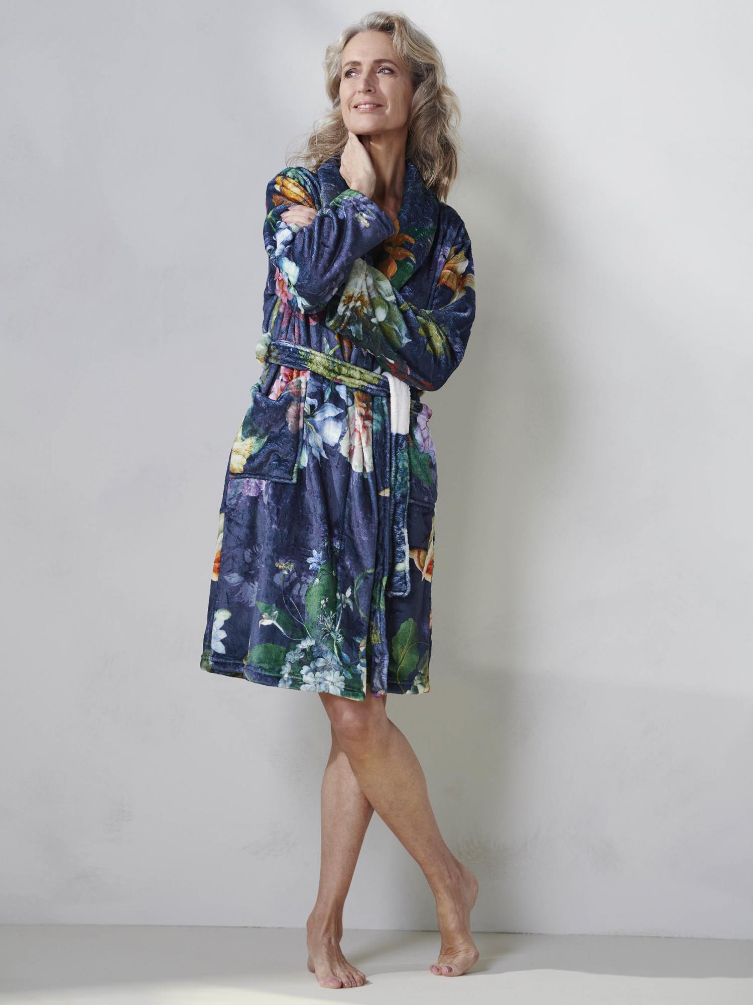 ESSENZA Fleur Nightblue Bademantel L