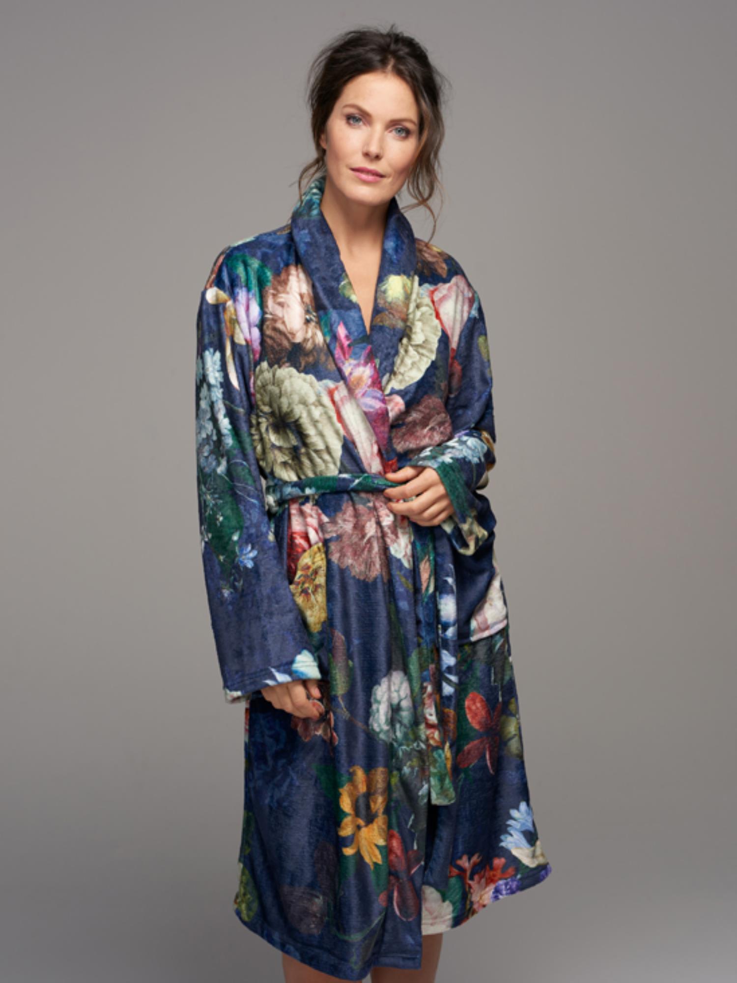 ESSENZA Fleur Nightblue Bademantel L