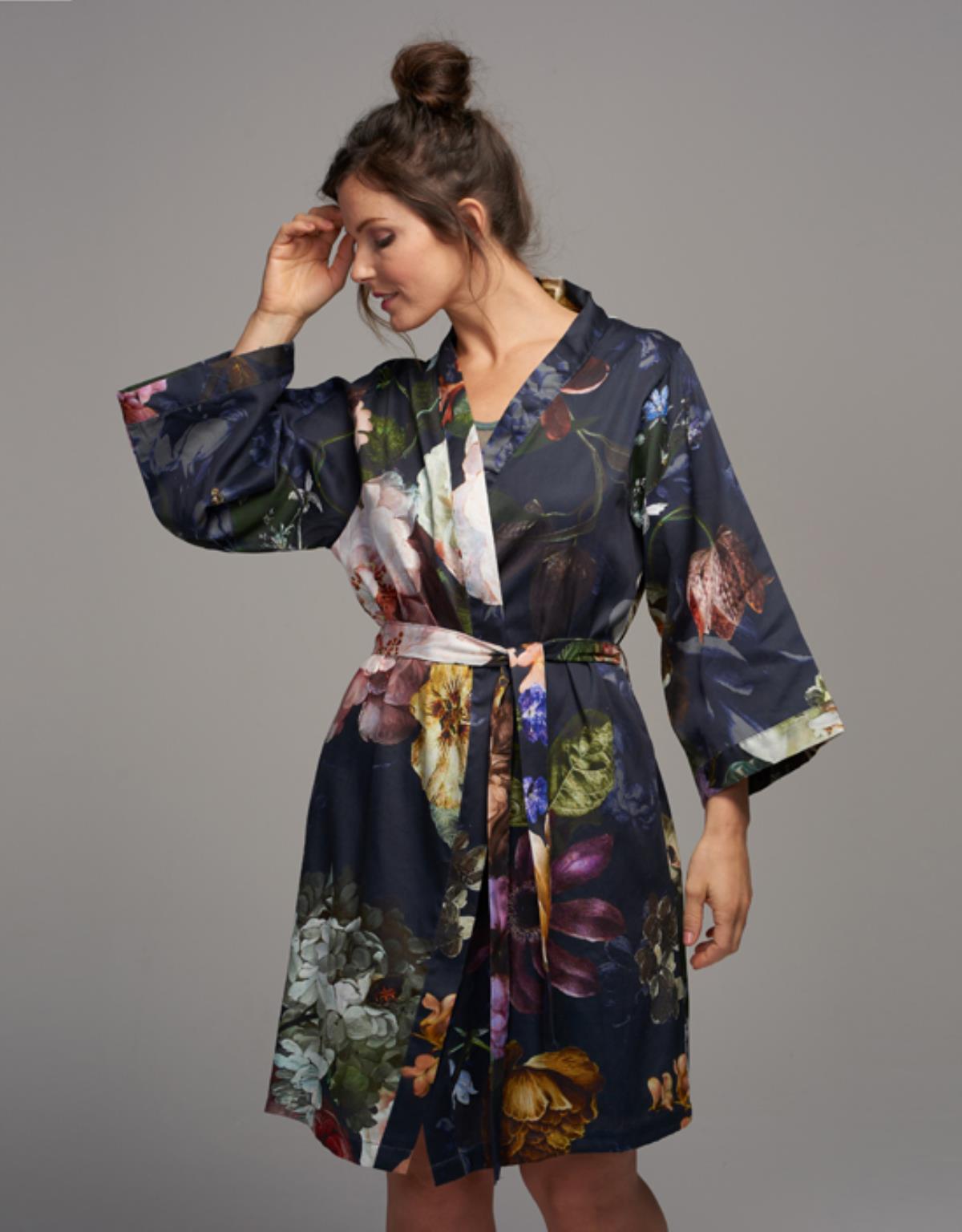 ESSENZA Fleur Nightblue Kimono S