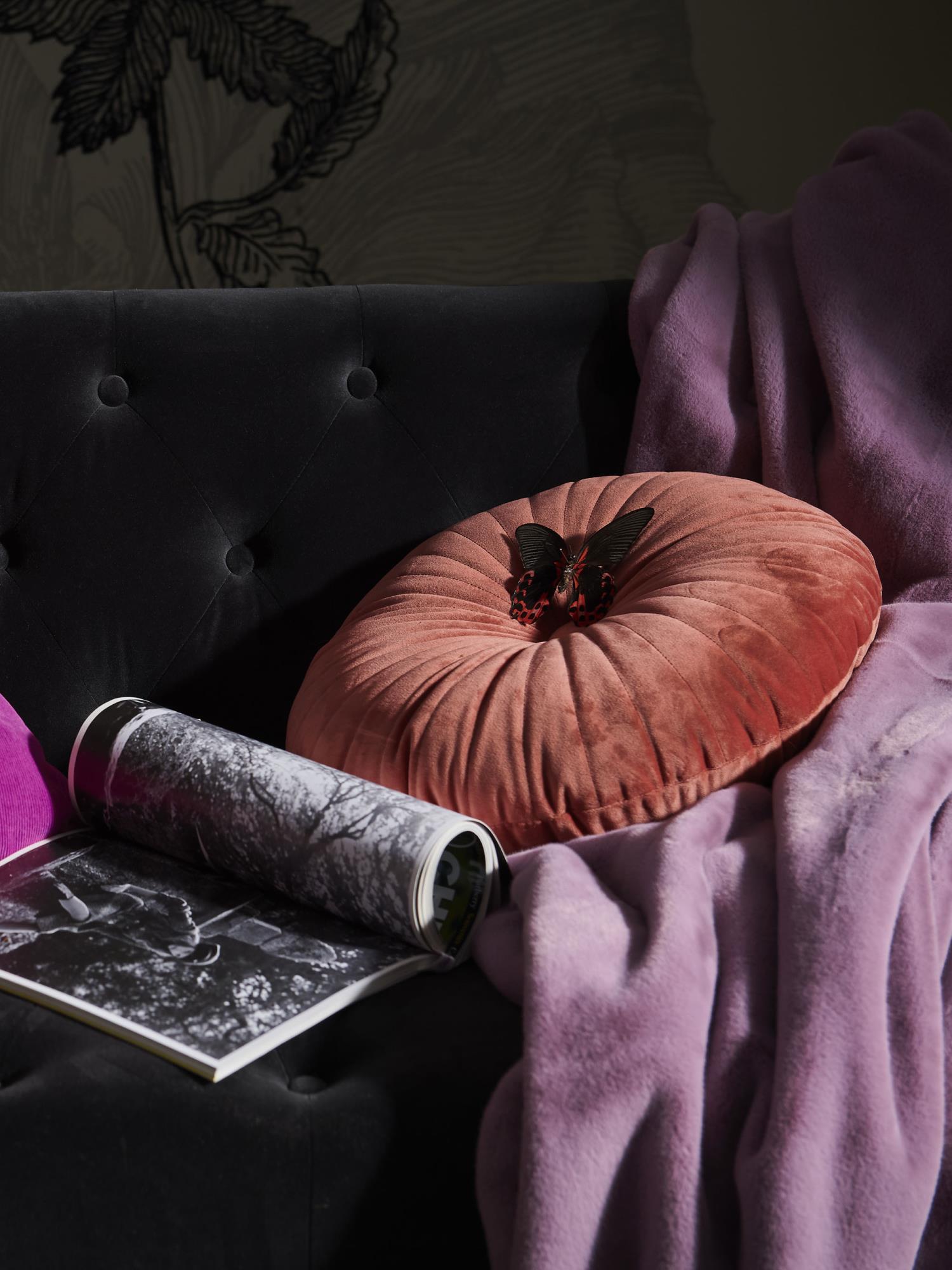ESSENZA Furry Dusty Lilac Plaid 150 x 200 cm