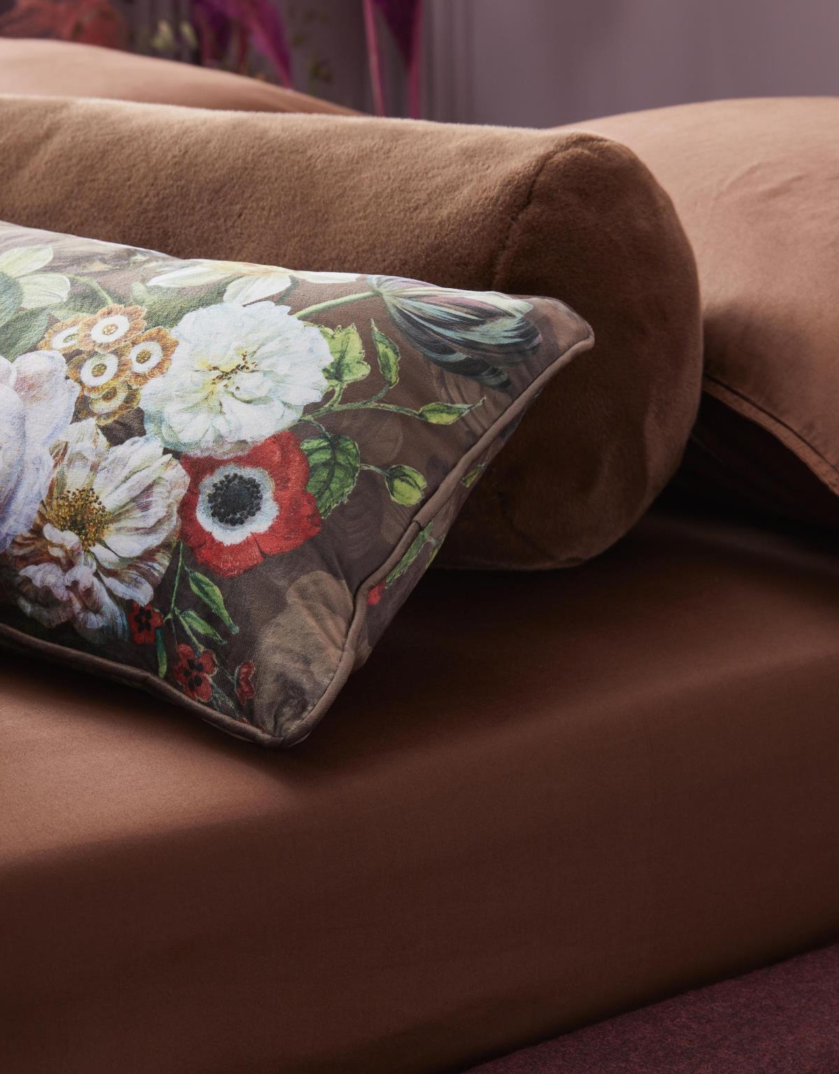 ESSENZA Premium Jersey Chocolate Spannbettlaken 90-100 x 200-220 cm