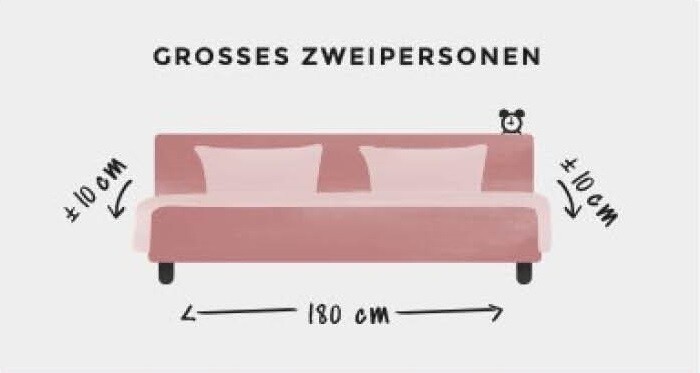 Gro&szlig;es Zweipersonen Bett