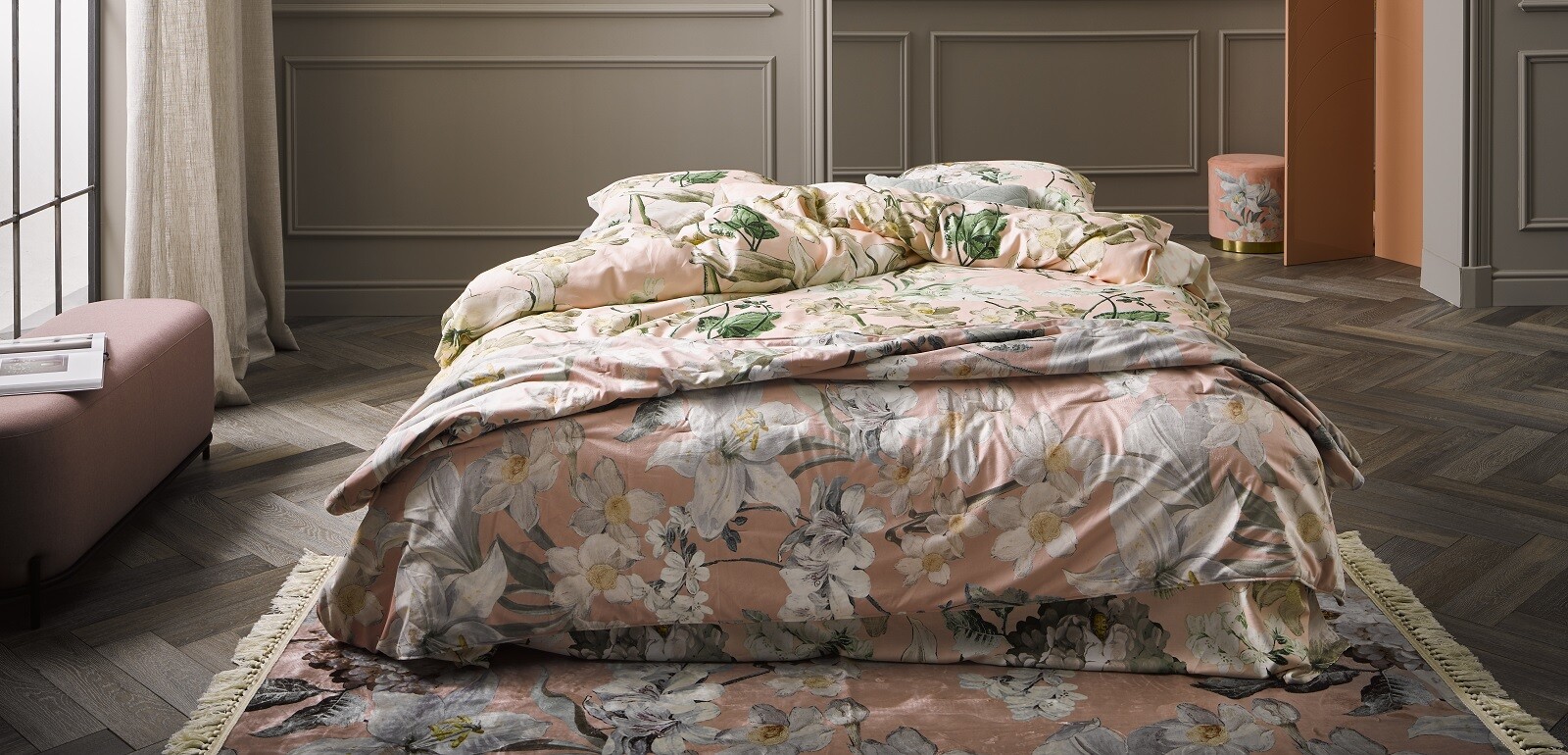 ESSENZA Rosalee Blush Bettw&auml;sche 135 x 200 cm