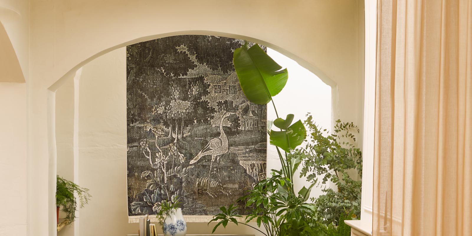 ESSENZA Nadia Sage Green Wandteppich 120 x 180 cm