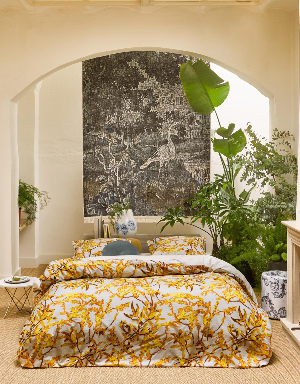 ESSENZA Nadia Sage Green Wandteppich 120 x 180 cm