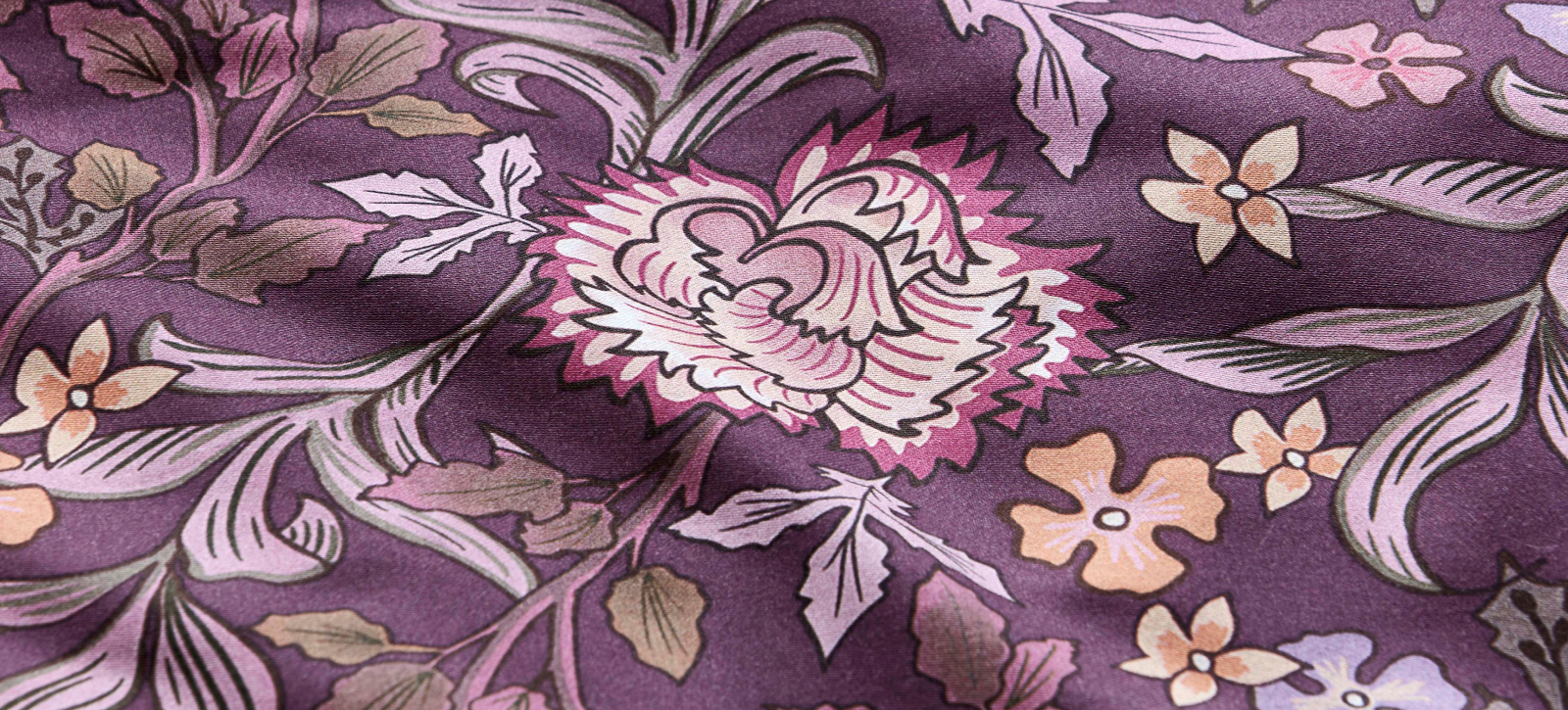 ESSENZA Ophelia Plum wine Bettwäsche 135 x 200 cm