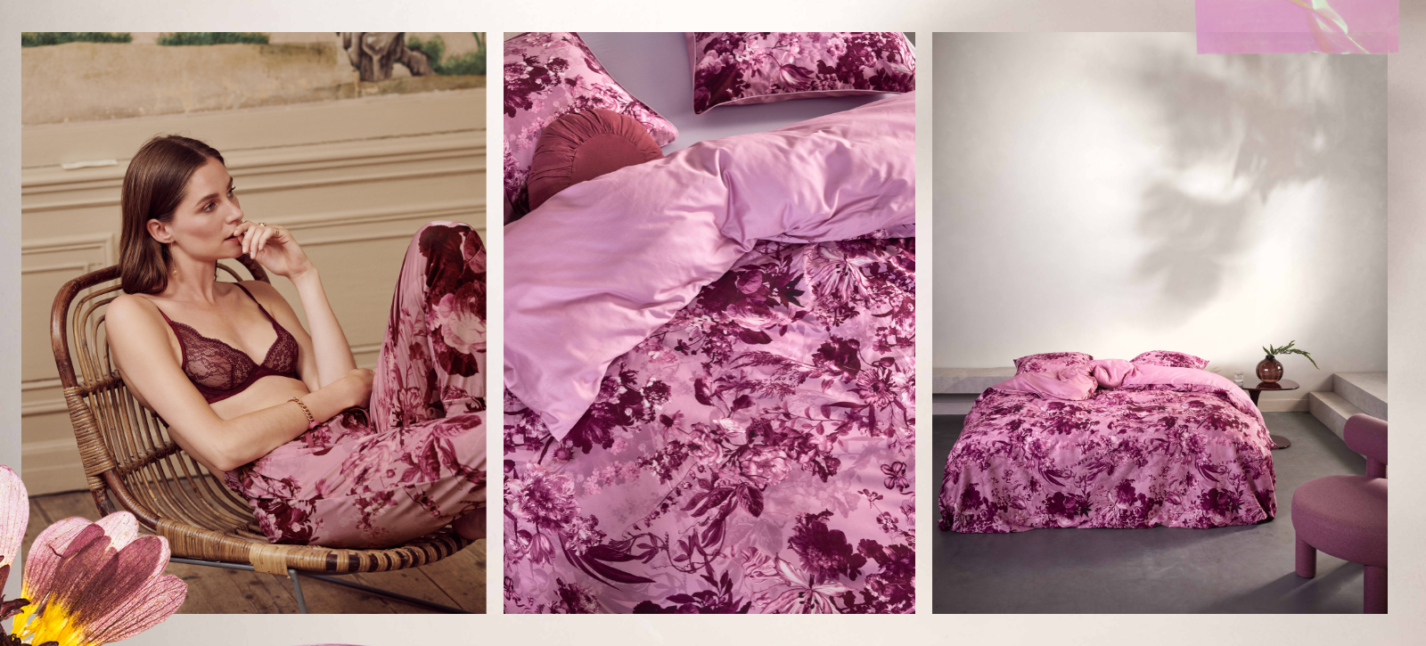 ESSENZA Rosemary Spot on pink Bettwäsche 140 x 200 cm