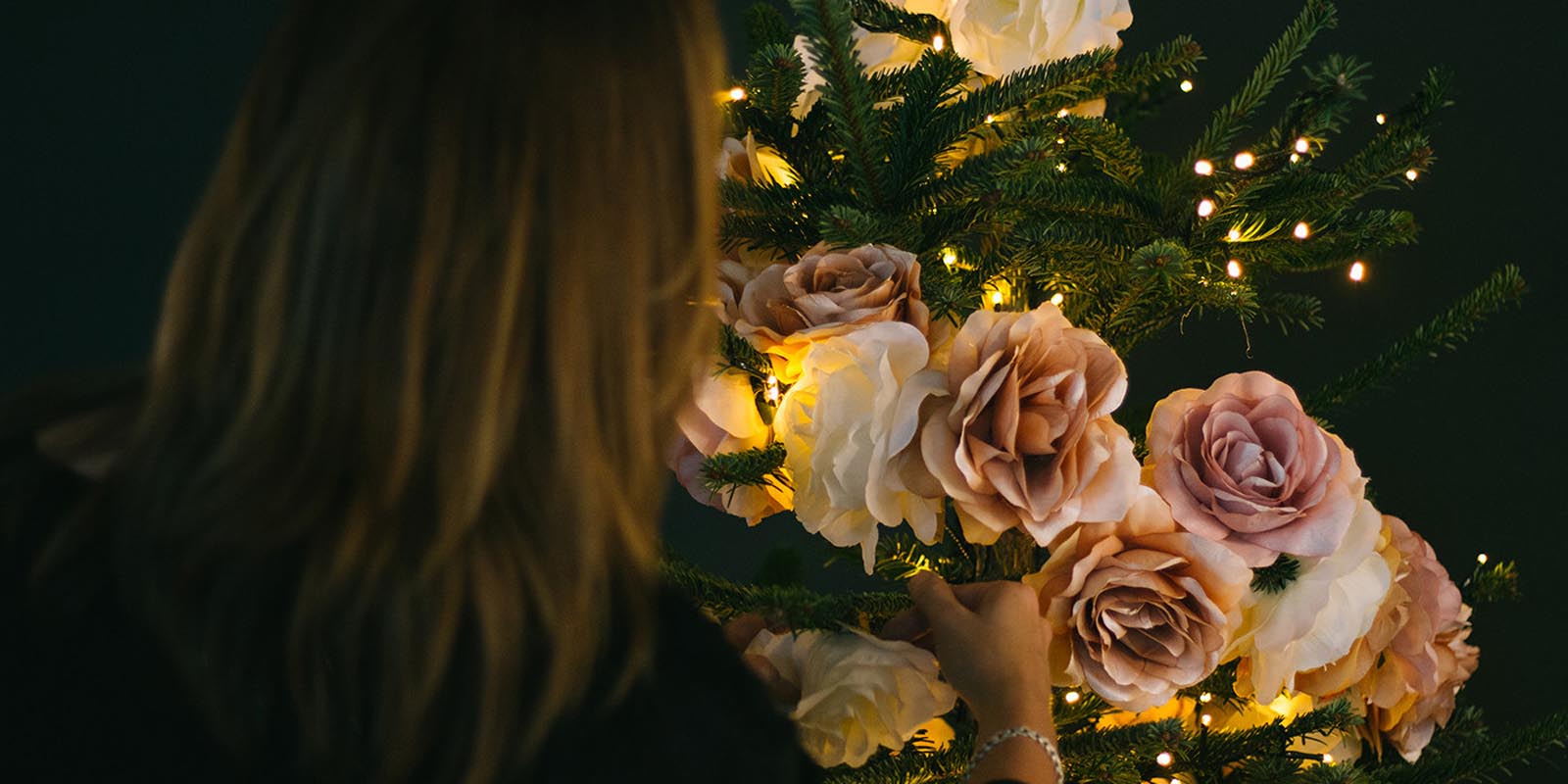 DIY Blumenweihnachtsbaum