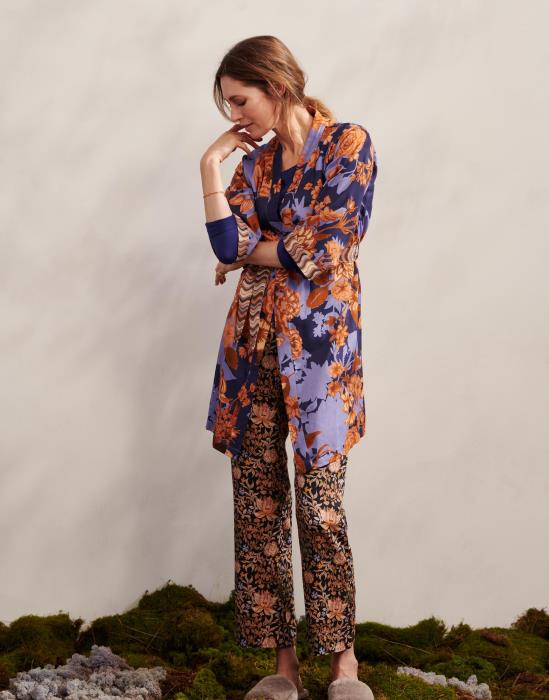 ESSENZA Sarai Flore Boyish blue Kimono M