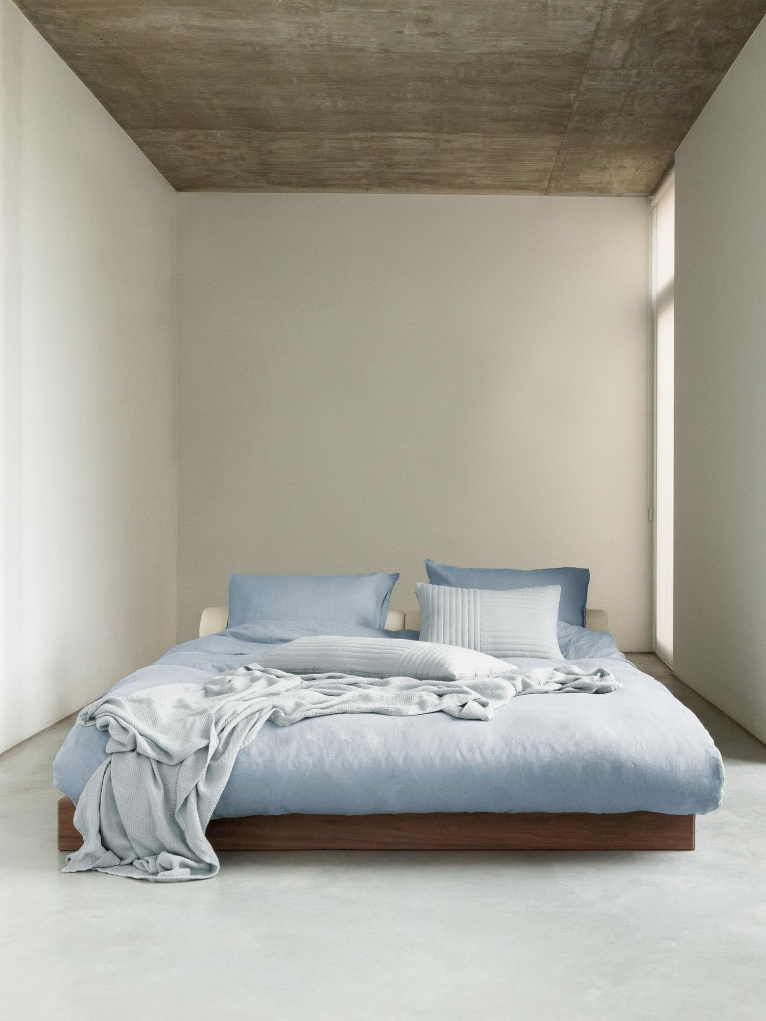 Marc O'Polo Valka Powder blue Bettwäsche 200 x 220 cm