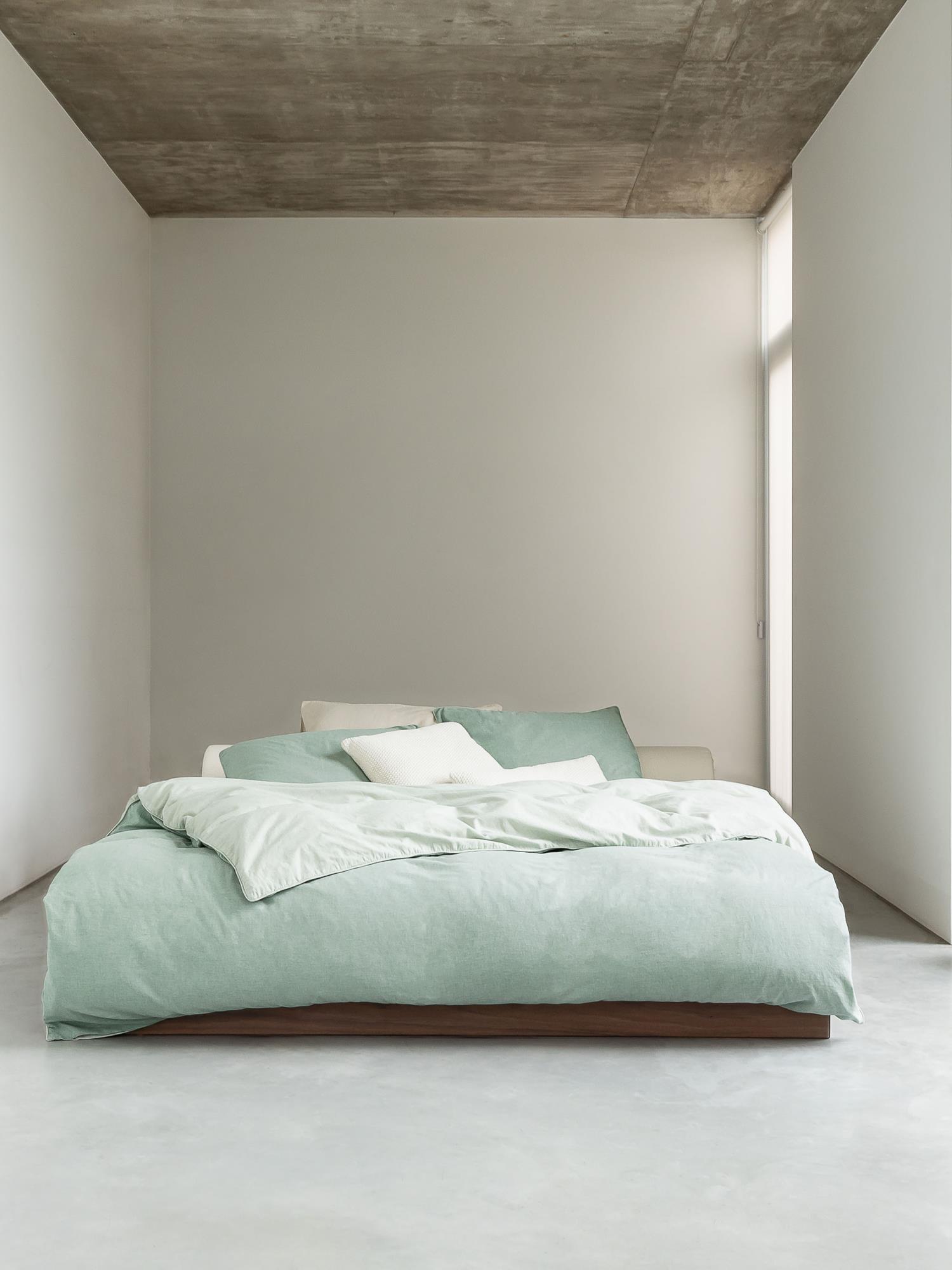 Marc O'Polo Washed chambray Sage Green Bettwäsche 135 x 200 cm