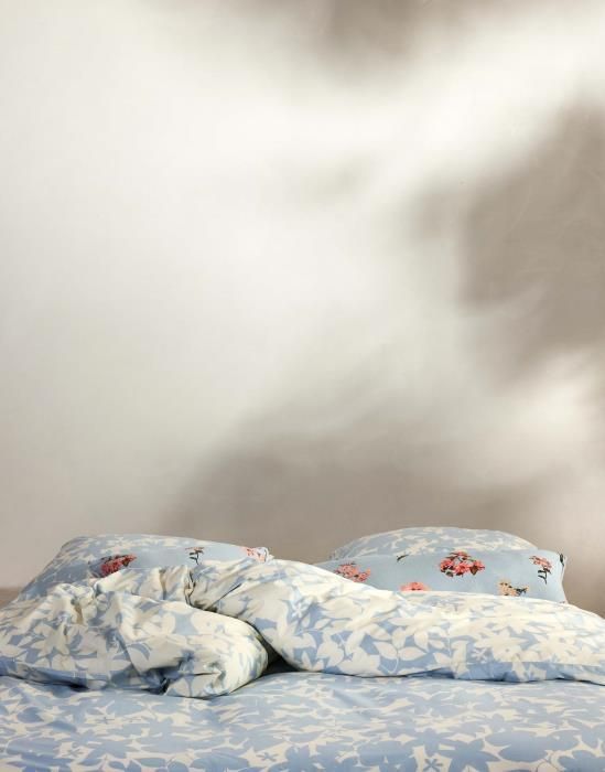 ESSENZA Imara Zen blue Dekbedovertrekset 140 x 220 cm