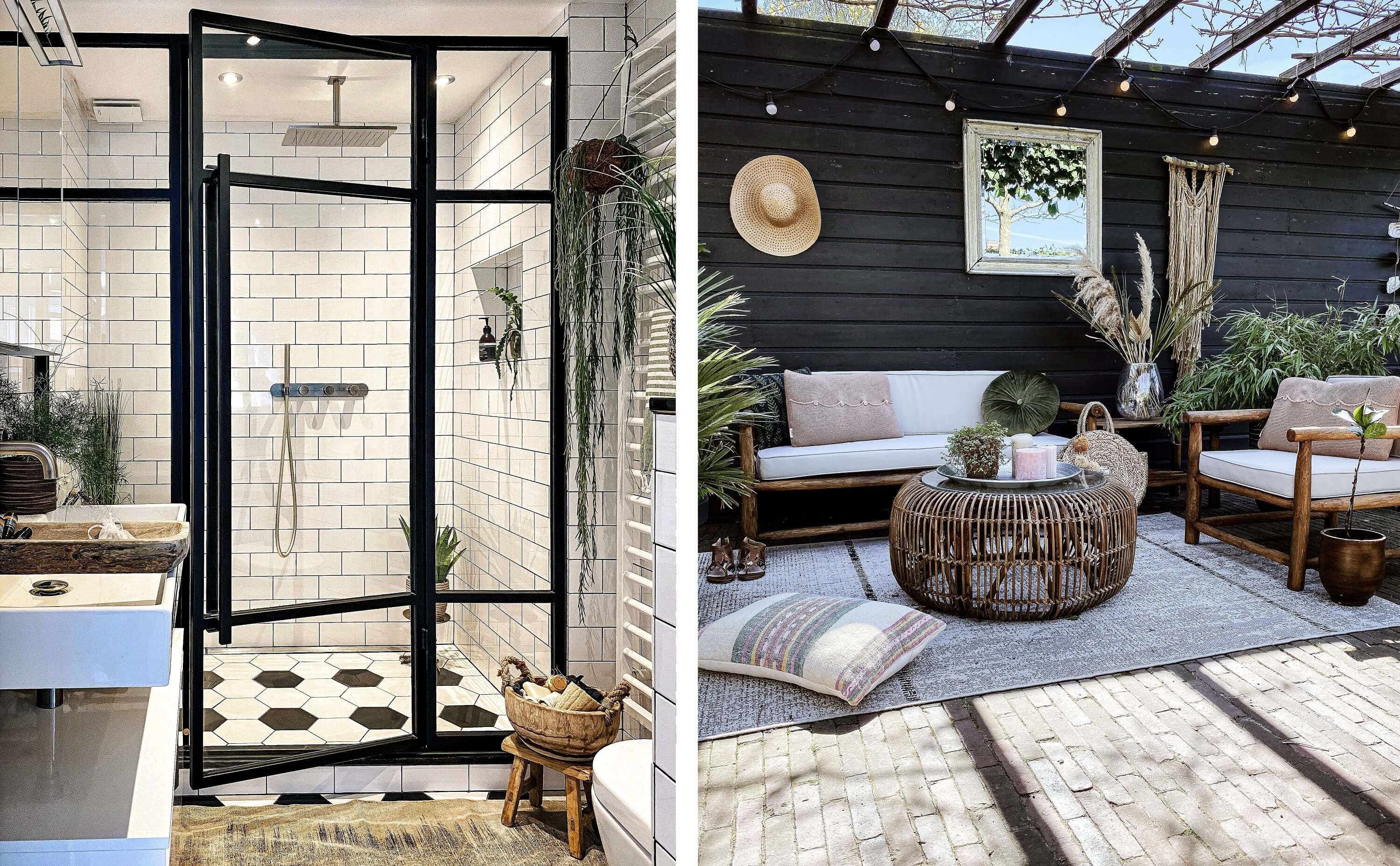 Interieur Andrea de Groot - Badezimmer und Garten Inspirationen