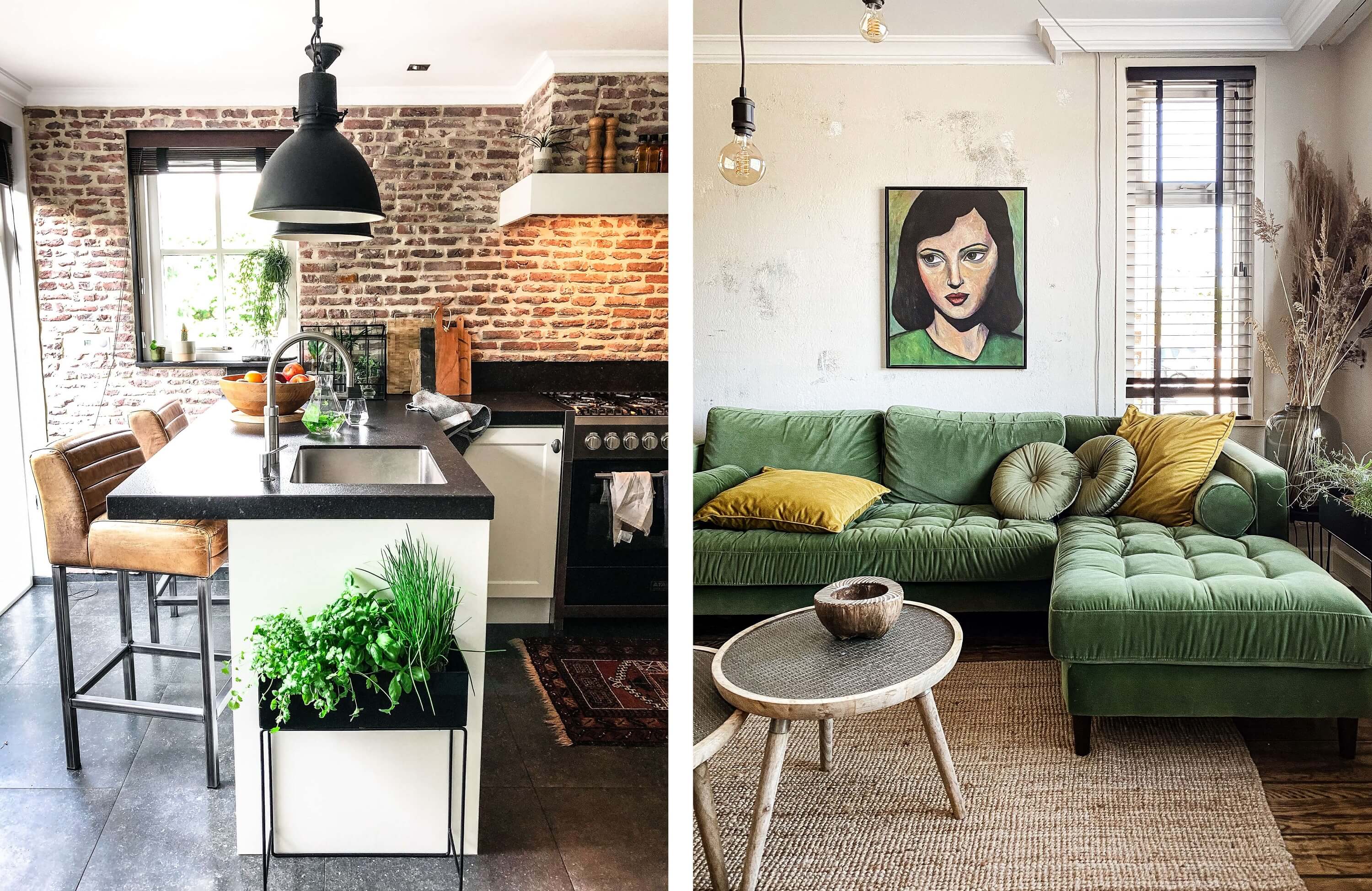 Interieur von Andrea de Groot-Küche und Wohnzimmer Inspirationen